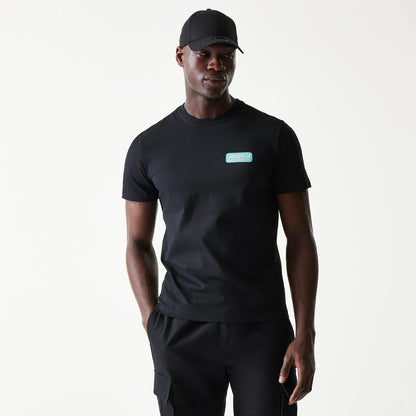 The Male model is wearing New Era Classic Black T-Shirt 1
