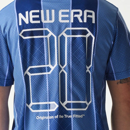 The Male model is wearing New Era City Sport Blue T-Shirt 5