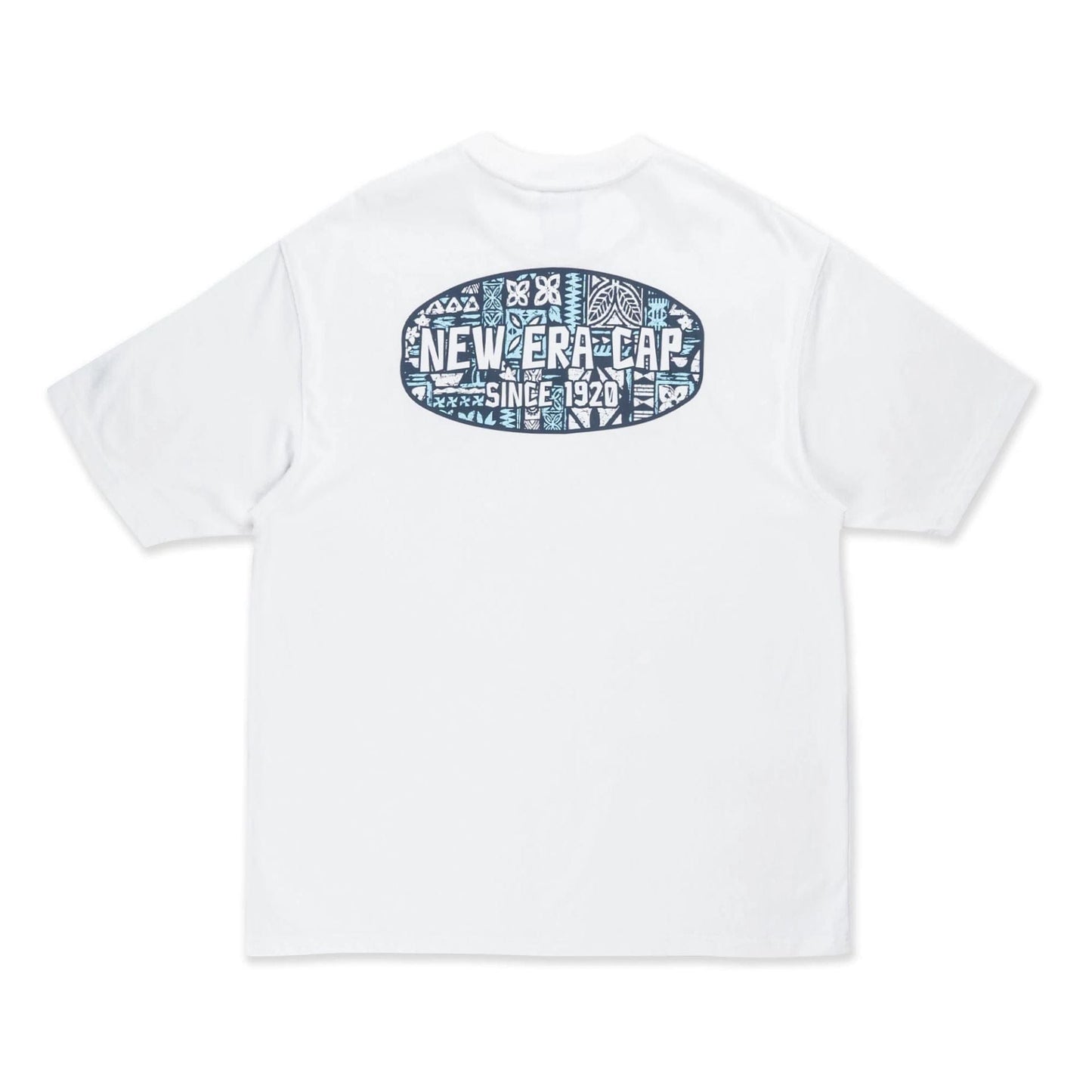 The Male model is wearing New Era Marine Life Club White Oversized T-Shirt 7