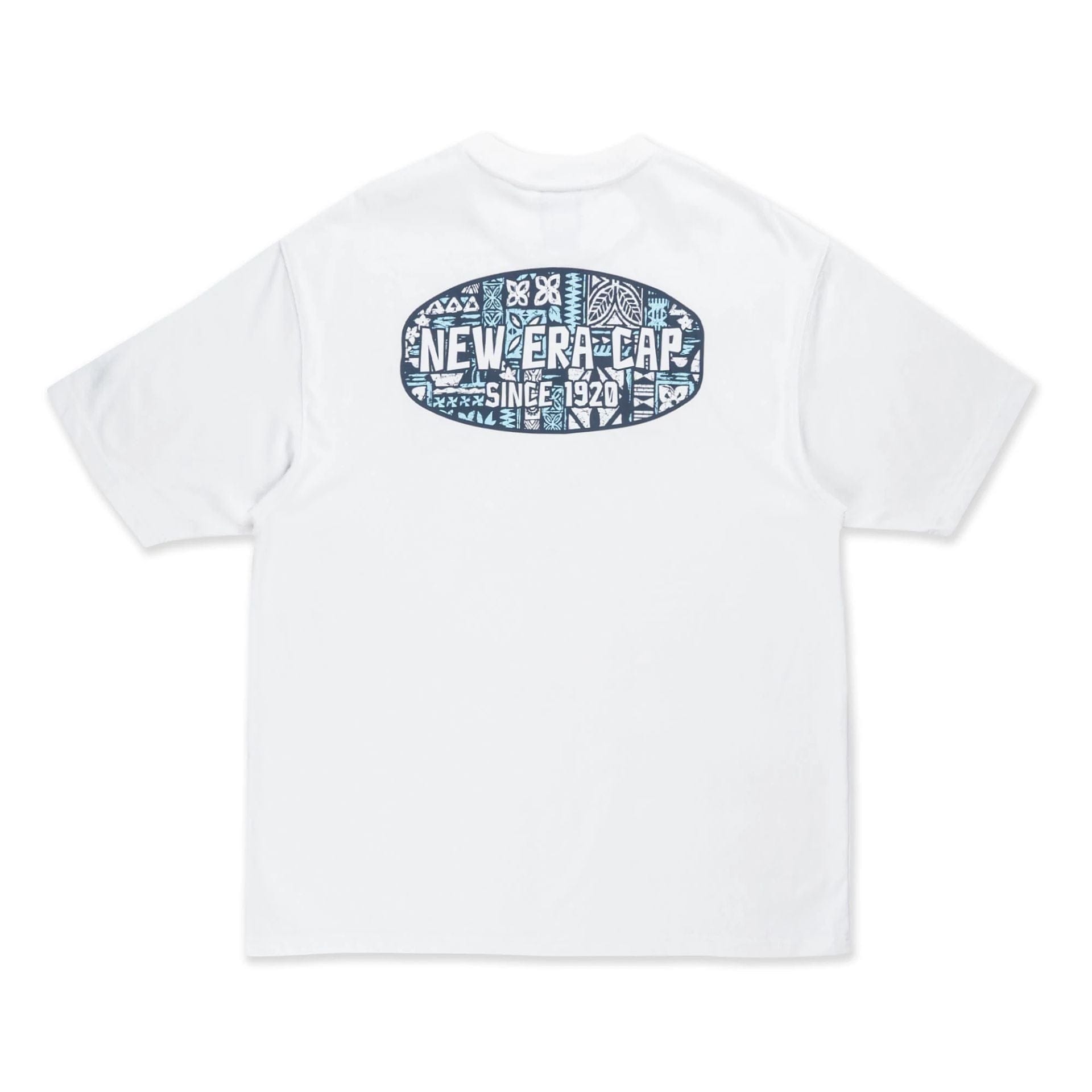 The Male model is wearing New Era Marine Life Club White Oversized T-Shirt 7