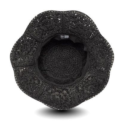 This is a New Era Paper Hat Black Adventure Bucket Hat 4