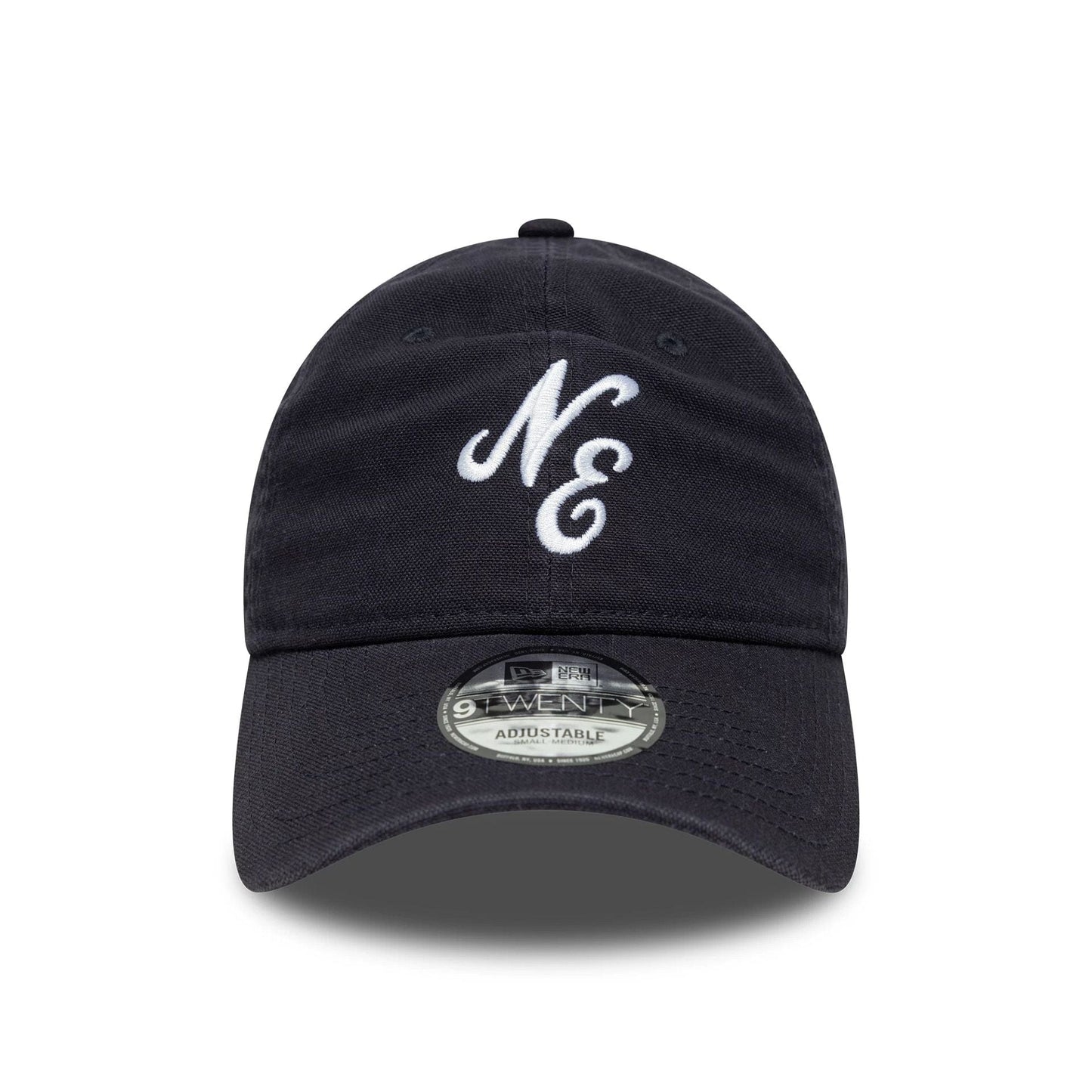 This is a New Era Washed Duck Navy 9TWENTY Adjustable Cap 2
