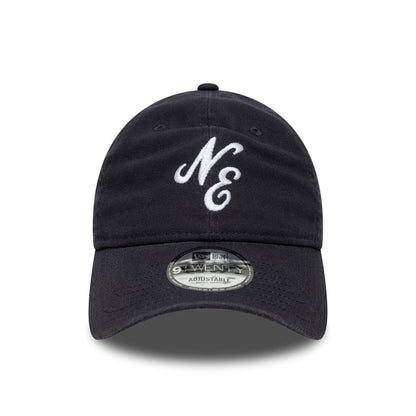 This is a New Era Washed Duck Navy 9TWENTY Adjustable Cap 2