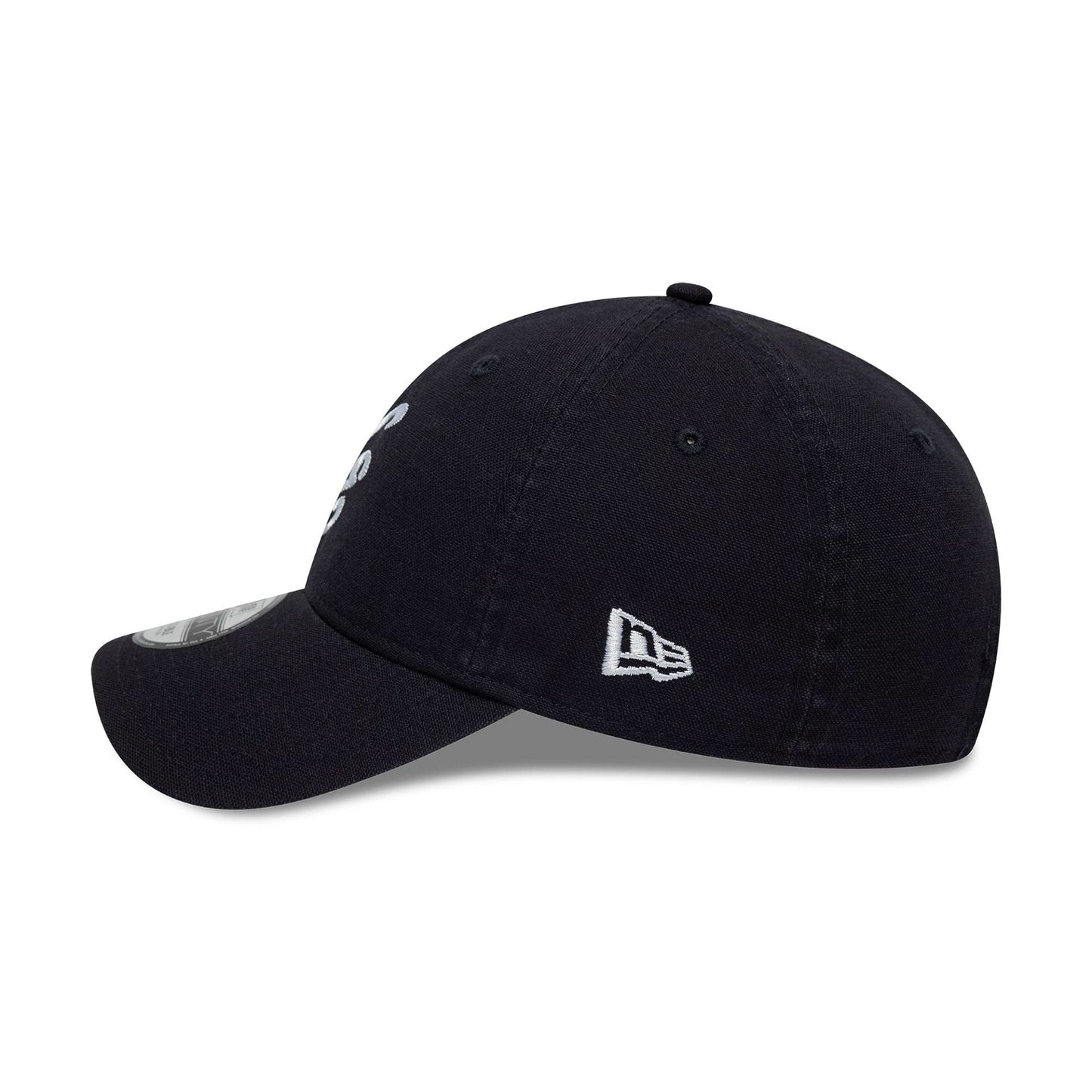 This is a New Era Washed Duck Navy 9TWENTY Adjustable Cap 4