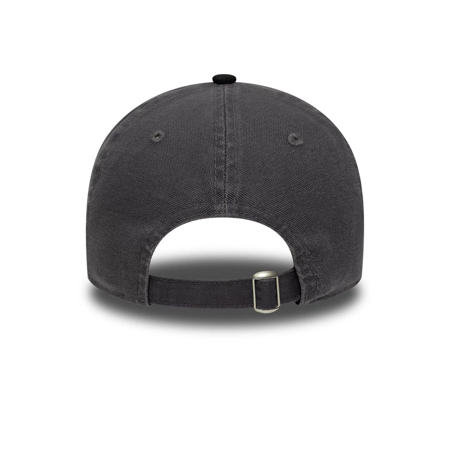 This is a New Era Washed Duck Black 9TWENTY Adjustable Cap 6