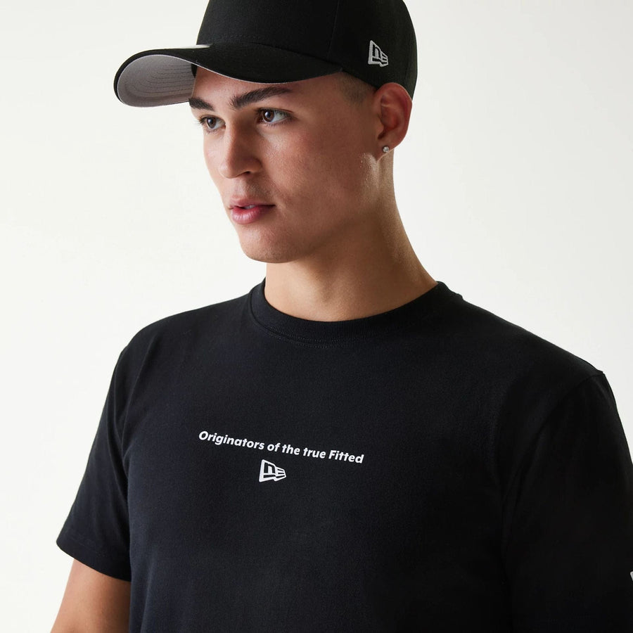 The Male model is wearing New Era Japan Circle Black T-Shirt 3