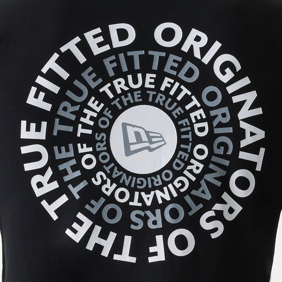 The Male model is wearing New Era Japan Circle Black T-Shirt 4