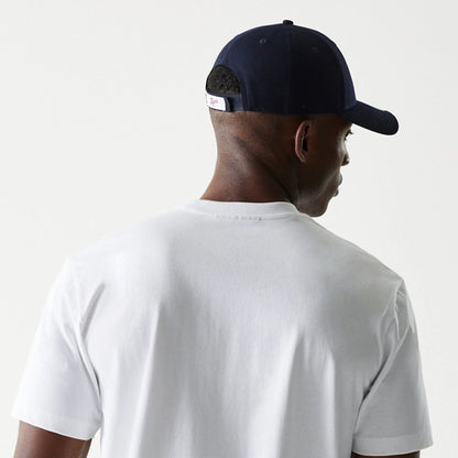 The Male model is wearing Detroit Tigers MLB Paisley White Oversized T-Shirt 5