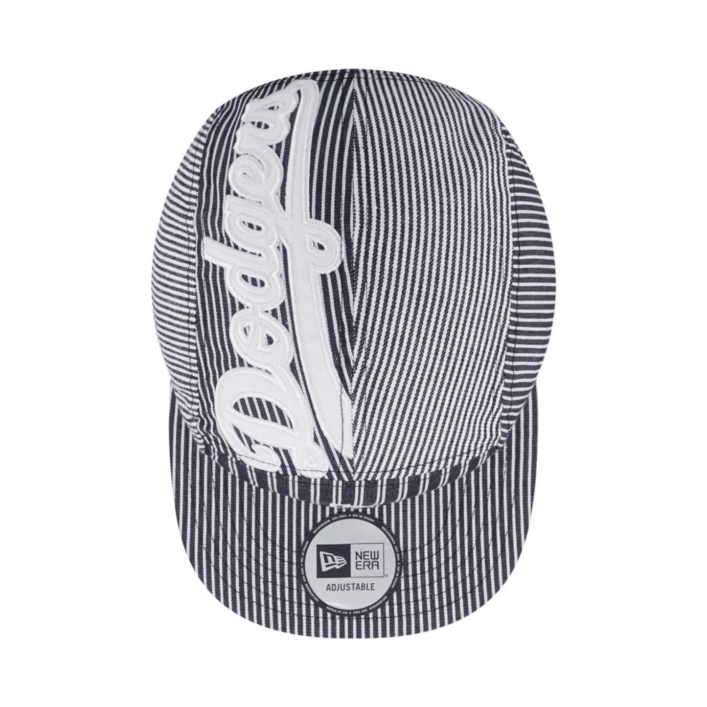 This is a LA Dodgers MLB Patchwork Grey Camper Adjustable Cap 5