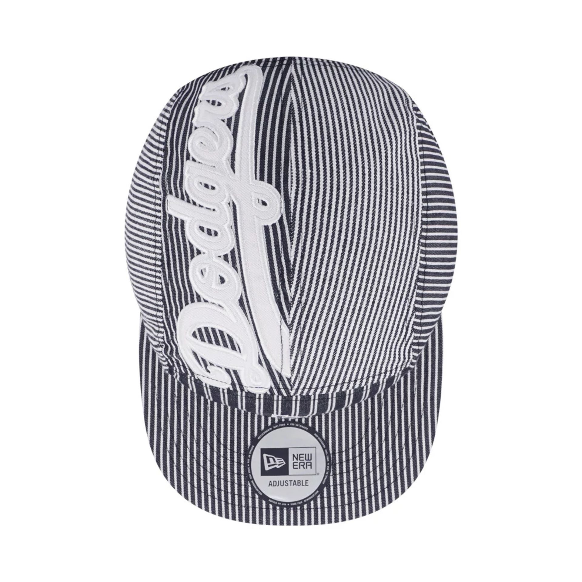 This is a LA Dodgers MLB Patchwork Grey Camper Adjustable Cap 5
