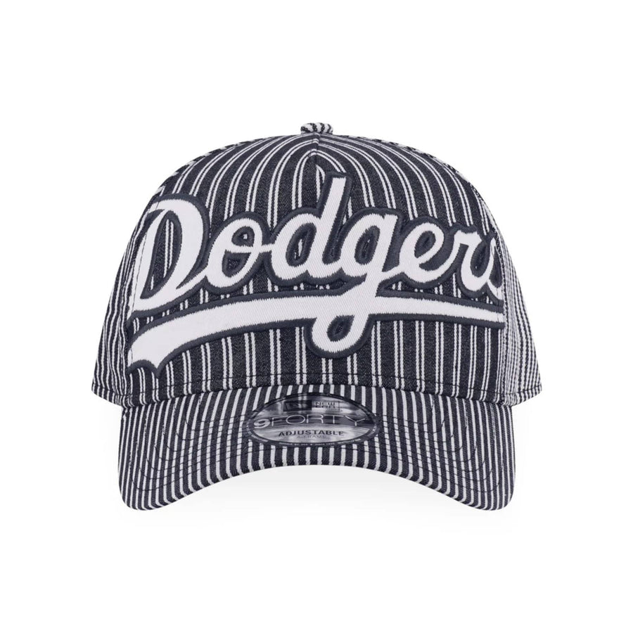 This is a LA Dodgers MLB Patchwork Grey 9FORTY A-Frame Adjustable Cap 2