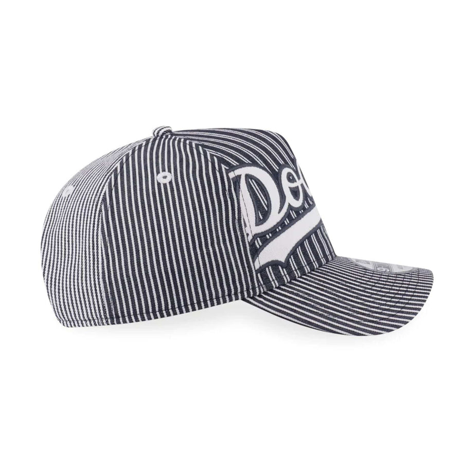 This is a LA Dodgers MLB Patchwork Grey 9FORTY A-Frame Adjustable Cap 4