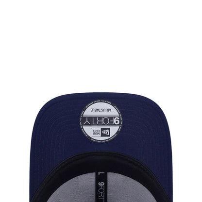 This is a New Era Street Swing Dark Blue 9FORTY Adjustable Cap 4