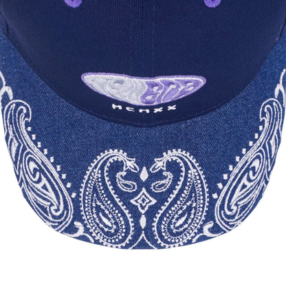This is a New Era Street Swing Dark Blue 9FORTY Adjustable Cap 2