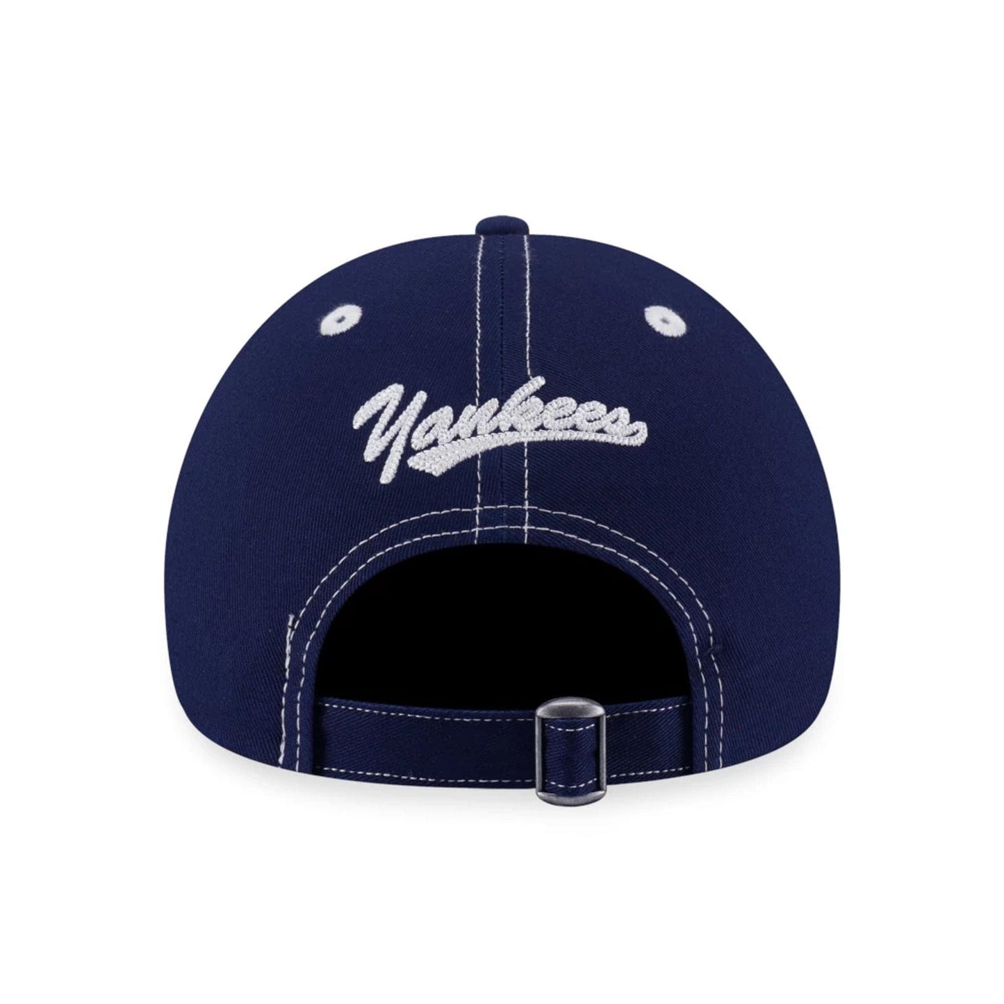 This is a New York Yankees MLB Patchwork Dark Blue 9FORTY Adjustable Cap 3