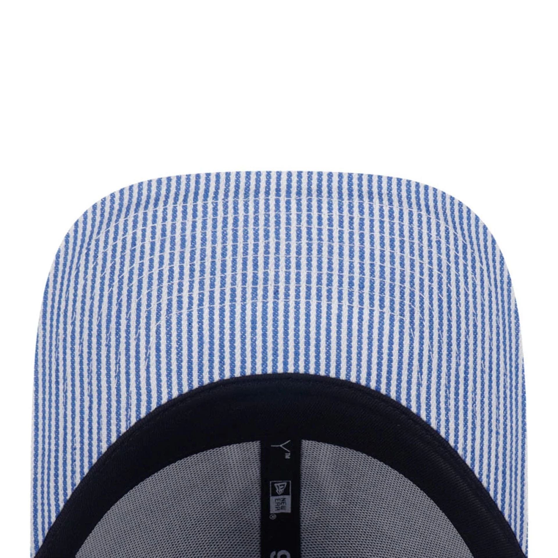 This is a New York Yankees MLB Patchwork Dark Blue 9FORTY Adjustable Cap 4