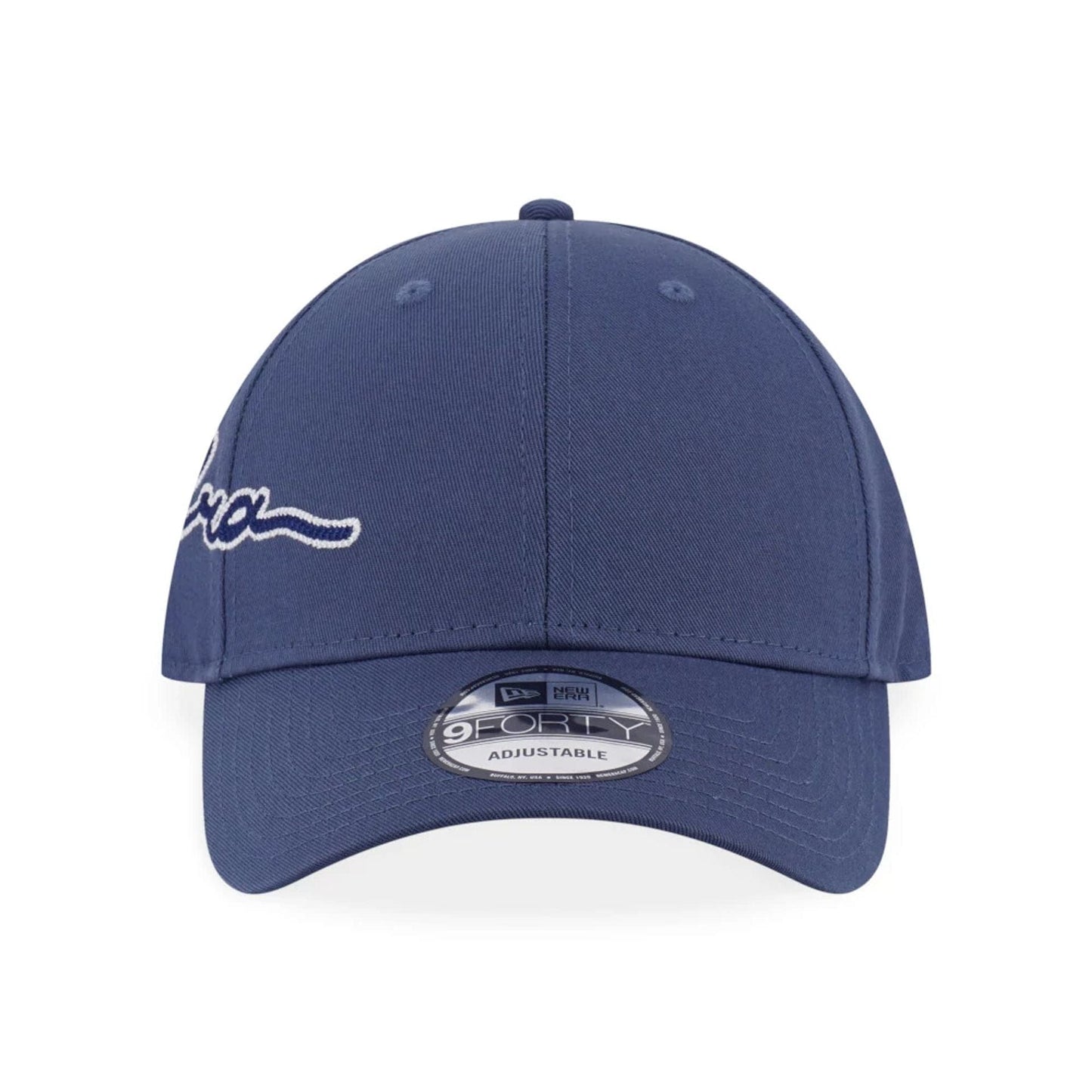 This is a New Era Basic Dark Blue 9FORTY Adjustable Cap 2