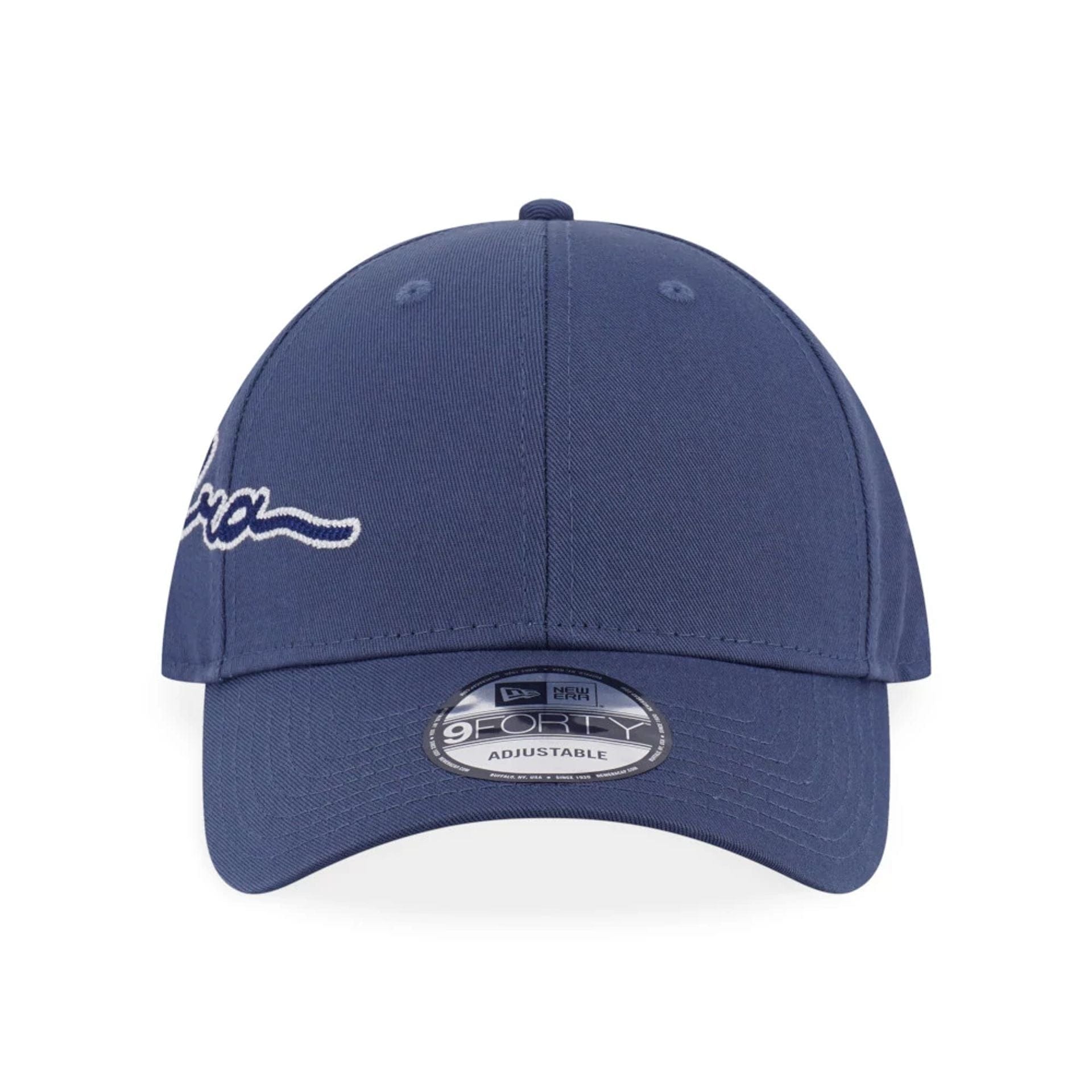 This is a New Era Basic Dark Blue 9FORTY Adjustable Cap 2