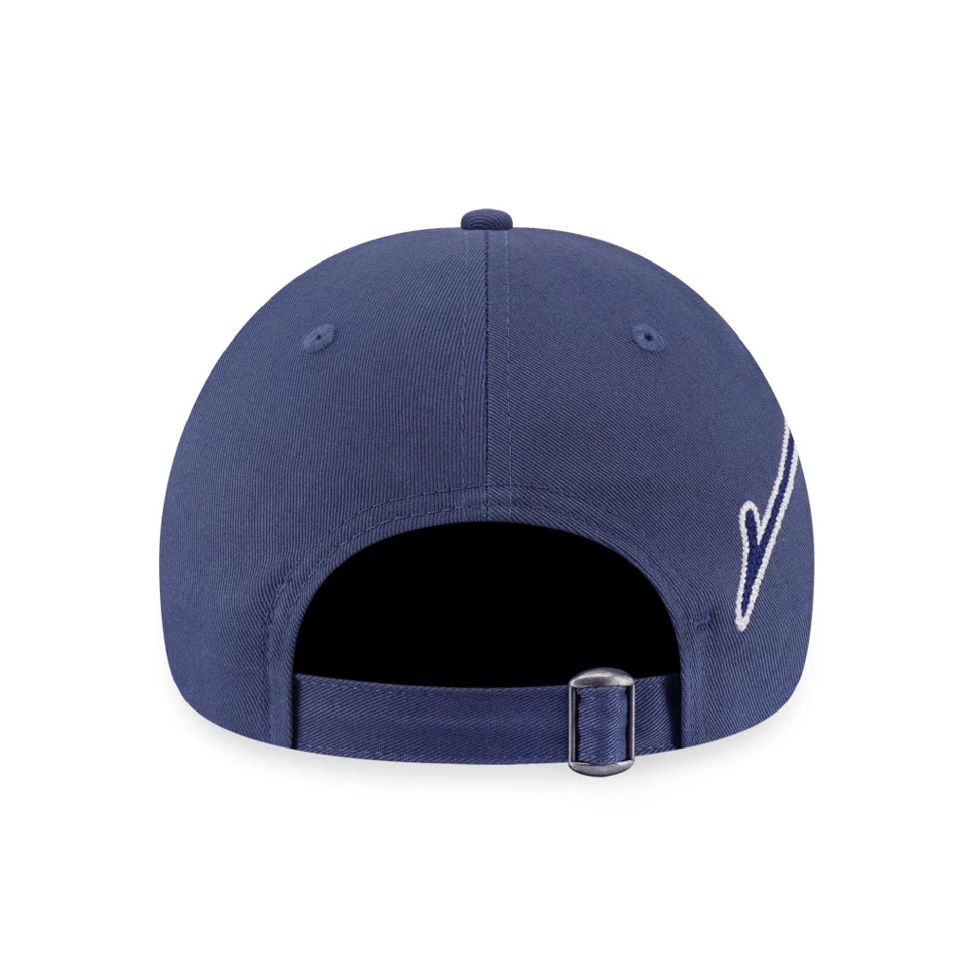 This is a New Era Basic Dark Blue 9FORTY Adjustable Cap 3