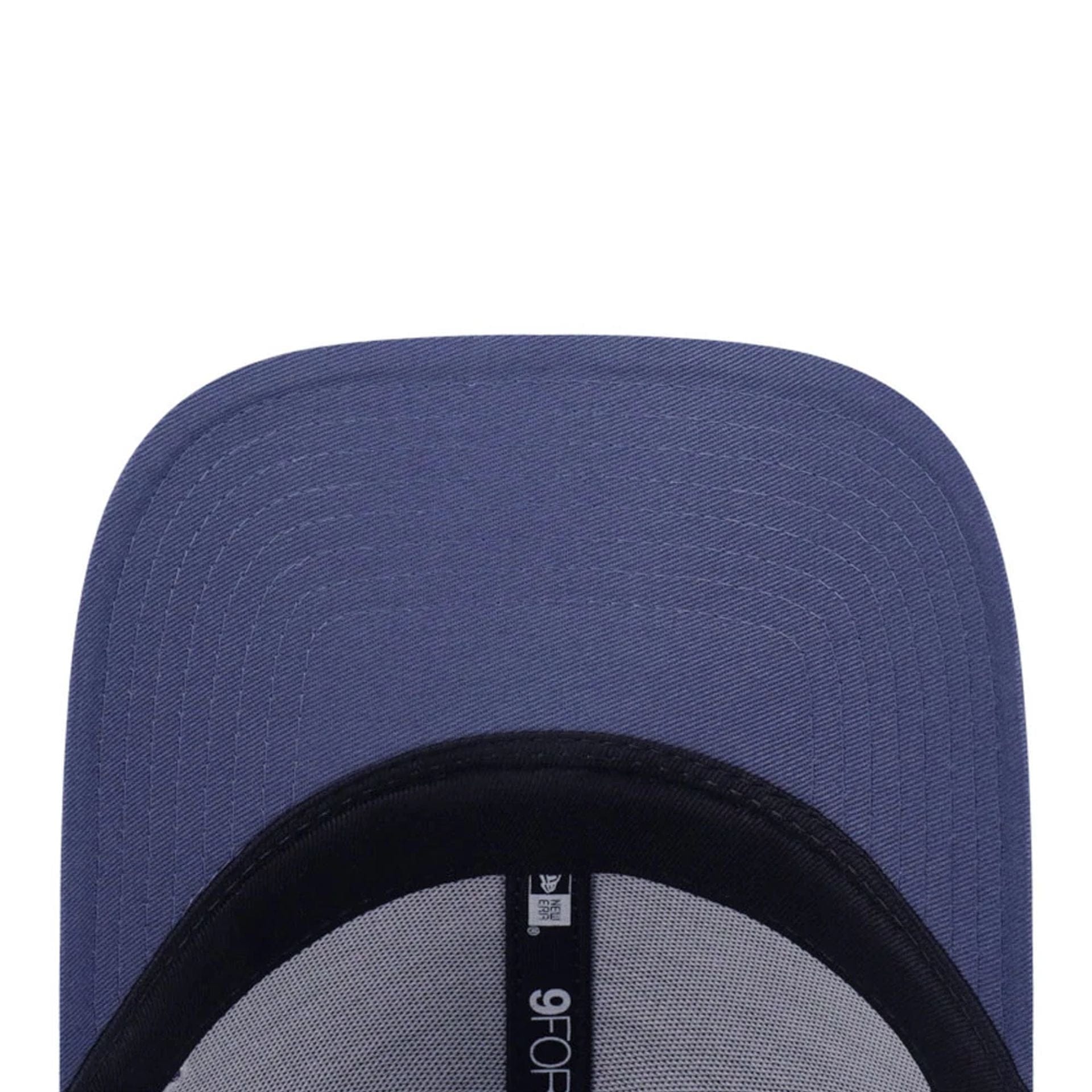 This is a New Era Basic Dark Blue 9FORTY Adjustable Cap 5