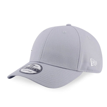 This is a New Era Basic Grey 9FORTY Adjustable Cap 1