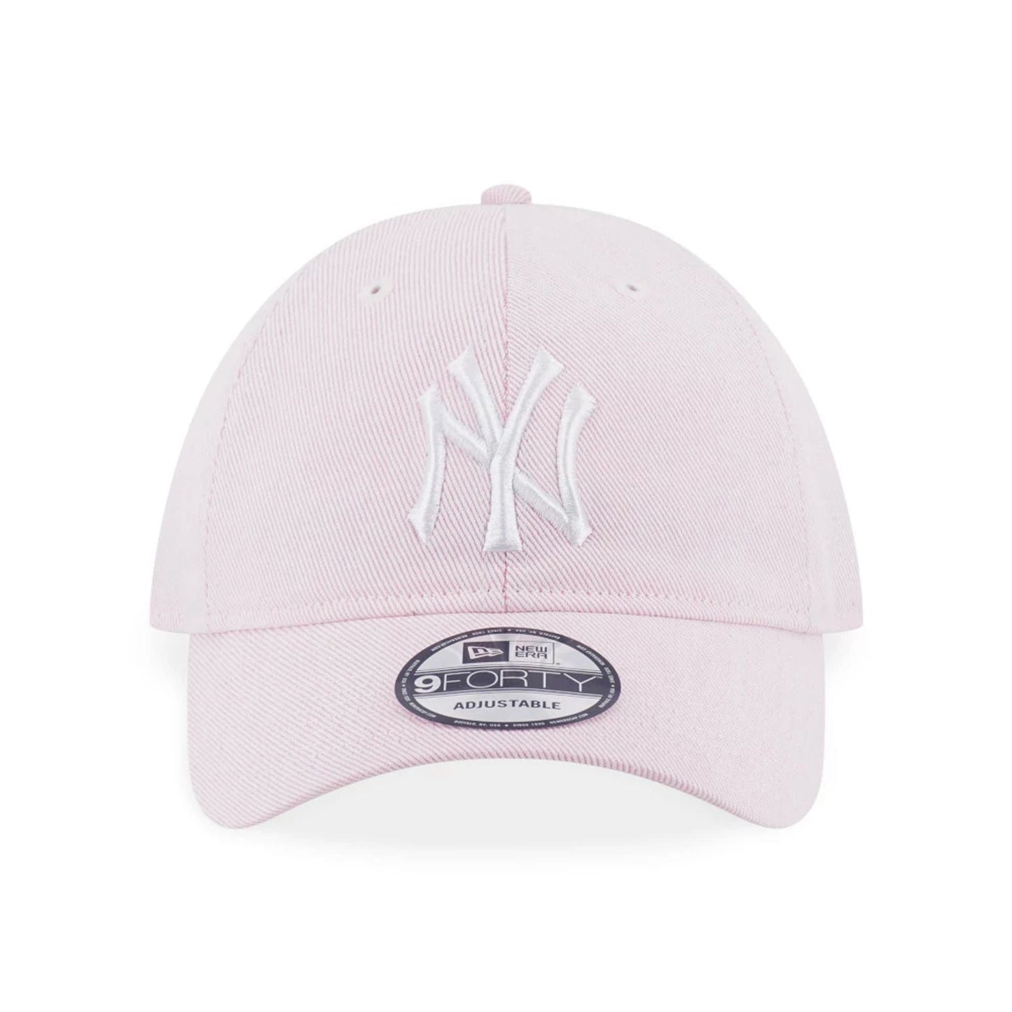 This is a New York Yankees MLB Pastel Pink 9FORTY Adjustable Cap 2