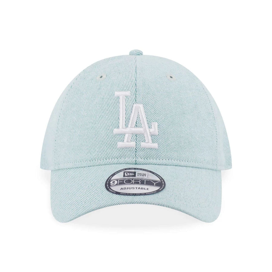 This is a LA Dodgers MLB Pastel Open Green 9FORTY Adjustable Cap 2