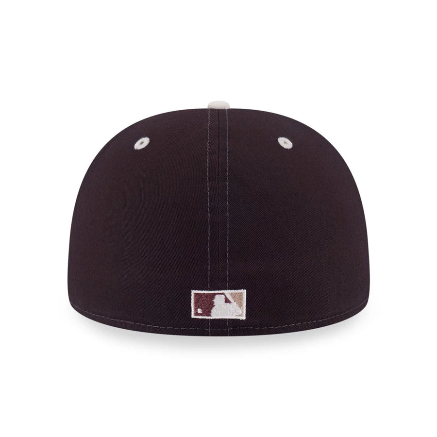 This is a Seattle Mariners MLB Iced Latte Dark Brown 59FIFTY Fitted Cap 4