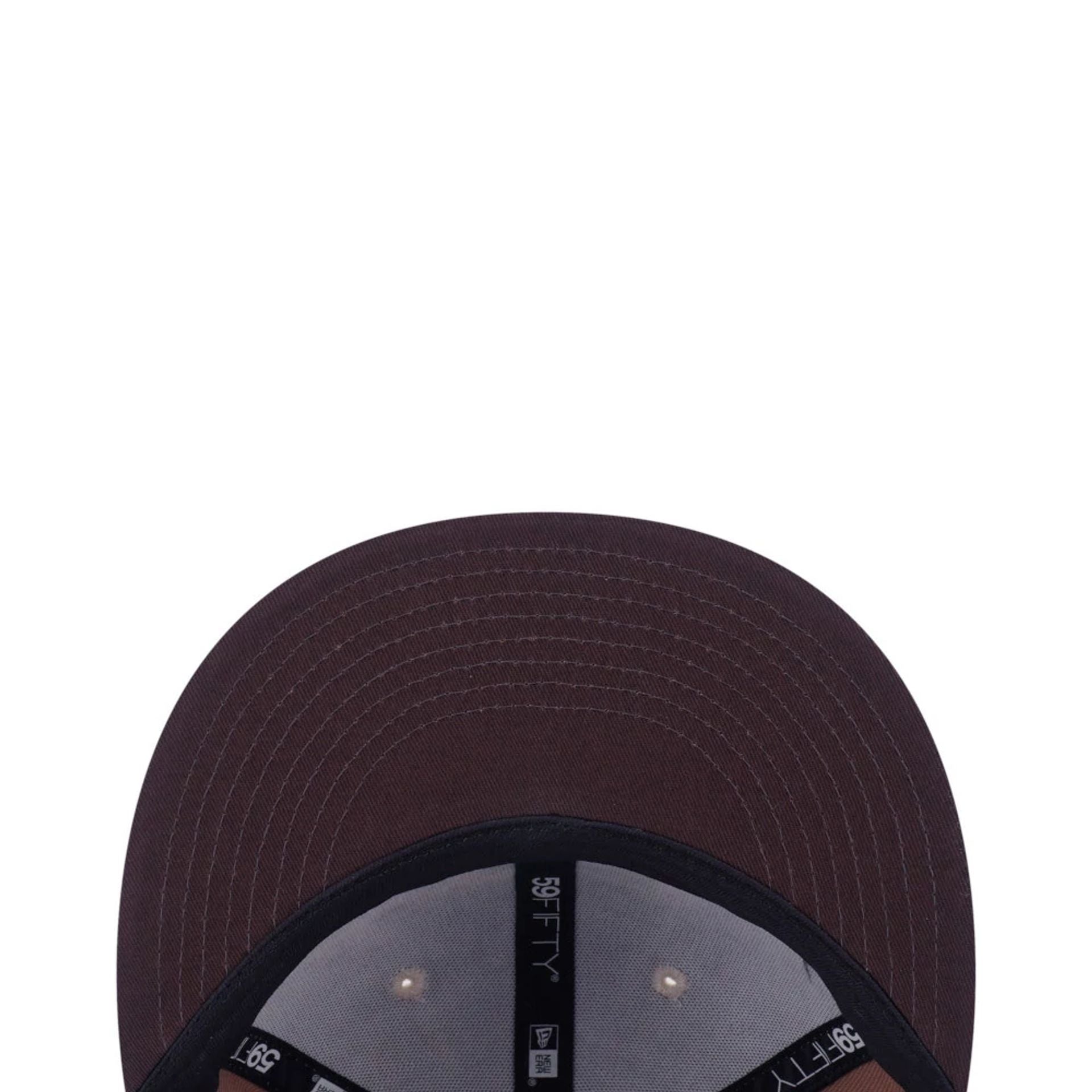 This is a San Diego Padres MLB Iced Latte Beige 59FIFTY Fitted Cap 5