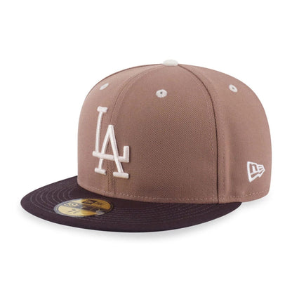 MLB Iced Latte LA Dodgers Beige 59FIFTY Fitted Cap NEC UK