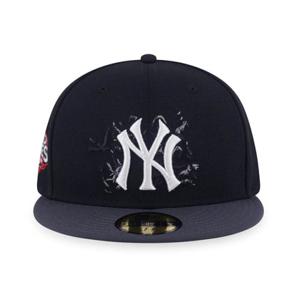 New York Yankees MLB Crows Black 59FIFTY Fitted Cap 2
