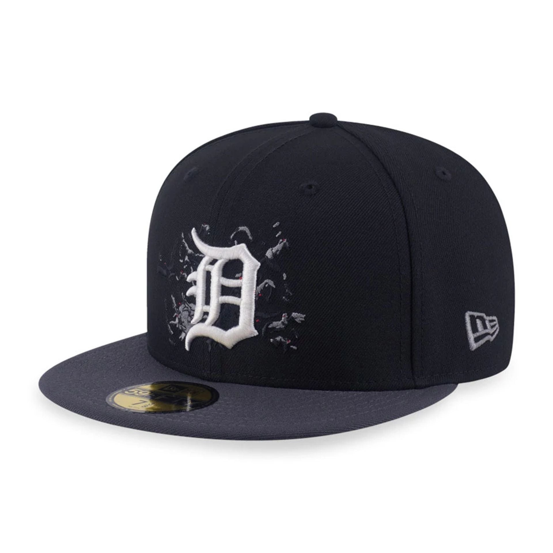 Detroit Tigers MLB Crows Black 59FIFTY Fitted Cap 1