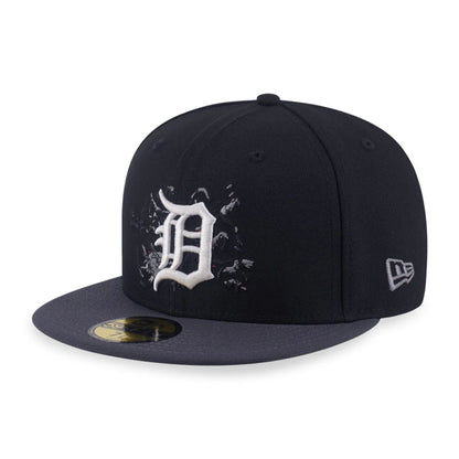 Detroit Tigers MLB Crows Black 59FIFTY Fitted Cap 1