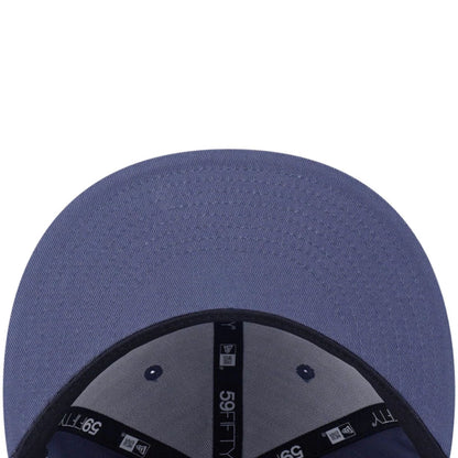 This is a LA Dodgers MLB Catchers Dark Blue 59FIFTY Fitted Cap 5