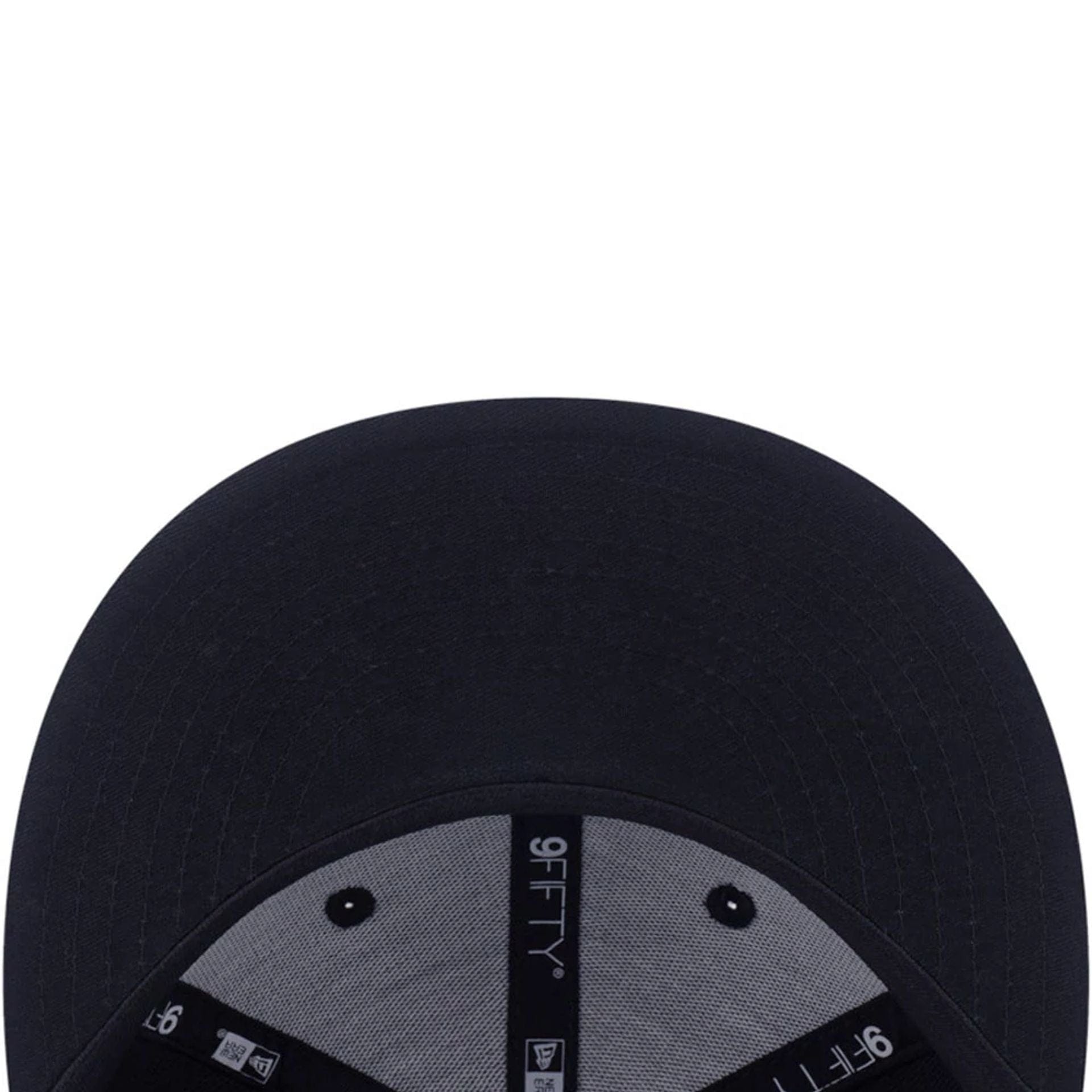 Pictured is this New Era NEC Logo 9FIFTY Snapback cap in black. 4
