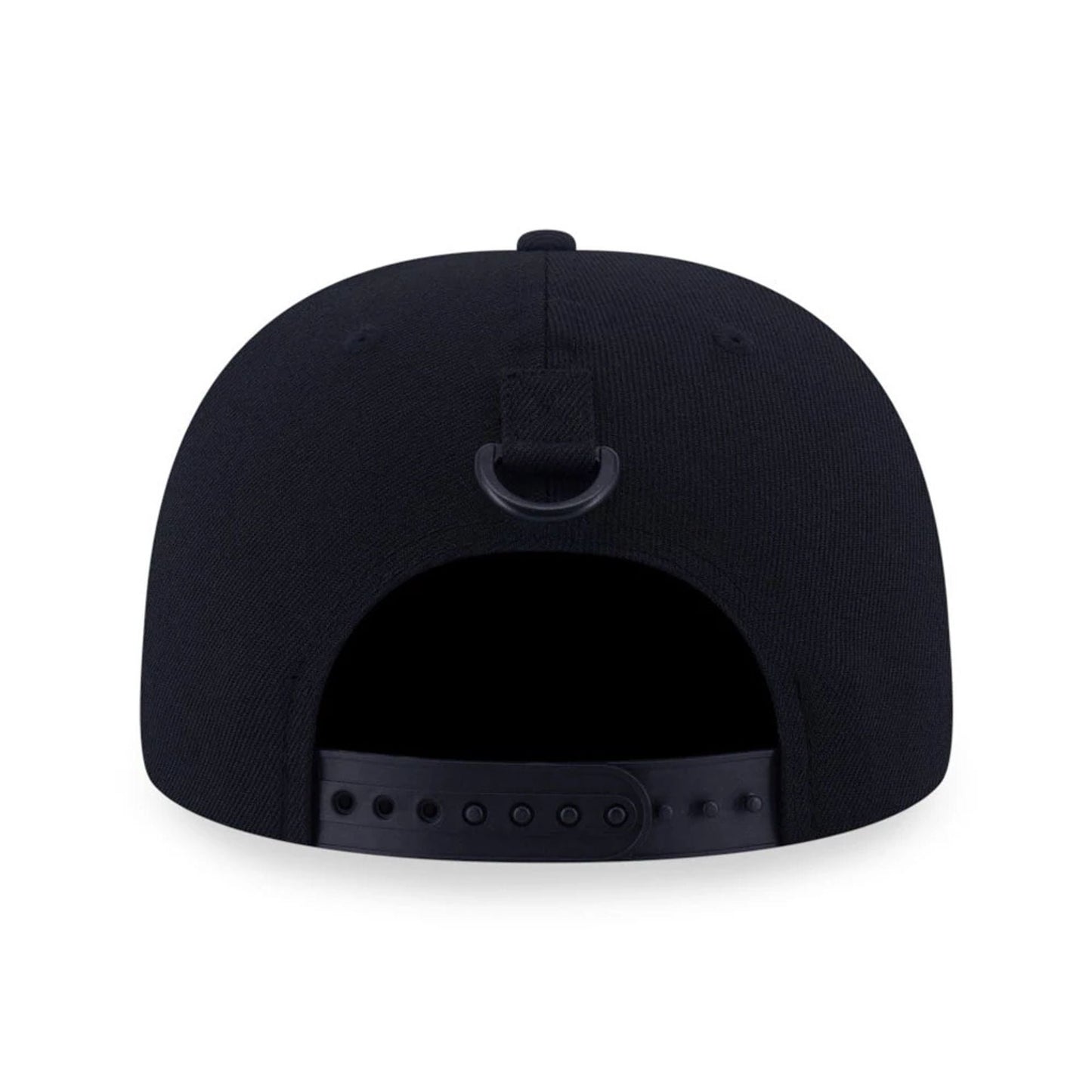 Pictured is this New Era Mountain Logo 9FIFTY Snapback cap in black. 3