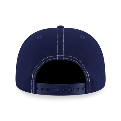Pictured is this MLB Contrast Stitching New York Mets 9FIFTY Snapback cap in dark blue. 5