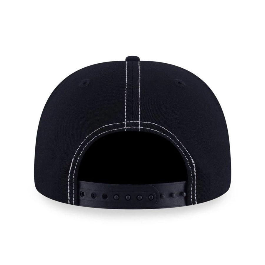 Pictured is this MLB Contrast Stitching LA Dodgers 9FIFTY Snapback cap in black. 5