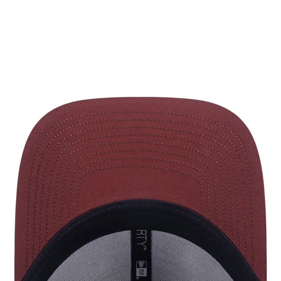 Pictured is this MLB Contrast Stitching San Diego Padres 9FORTY cap in brown. 5