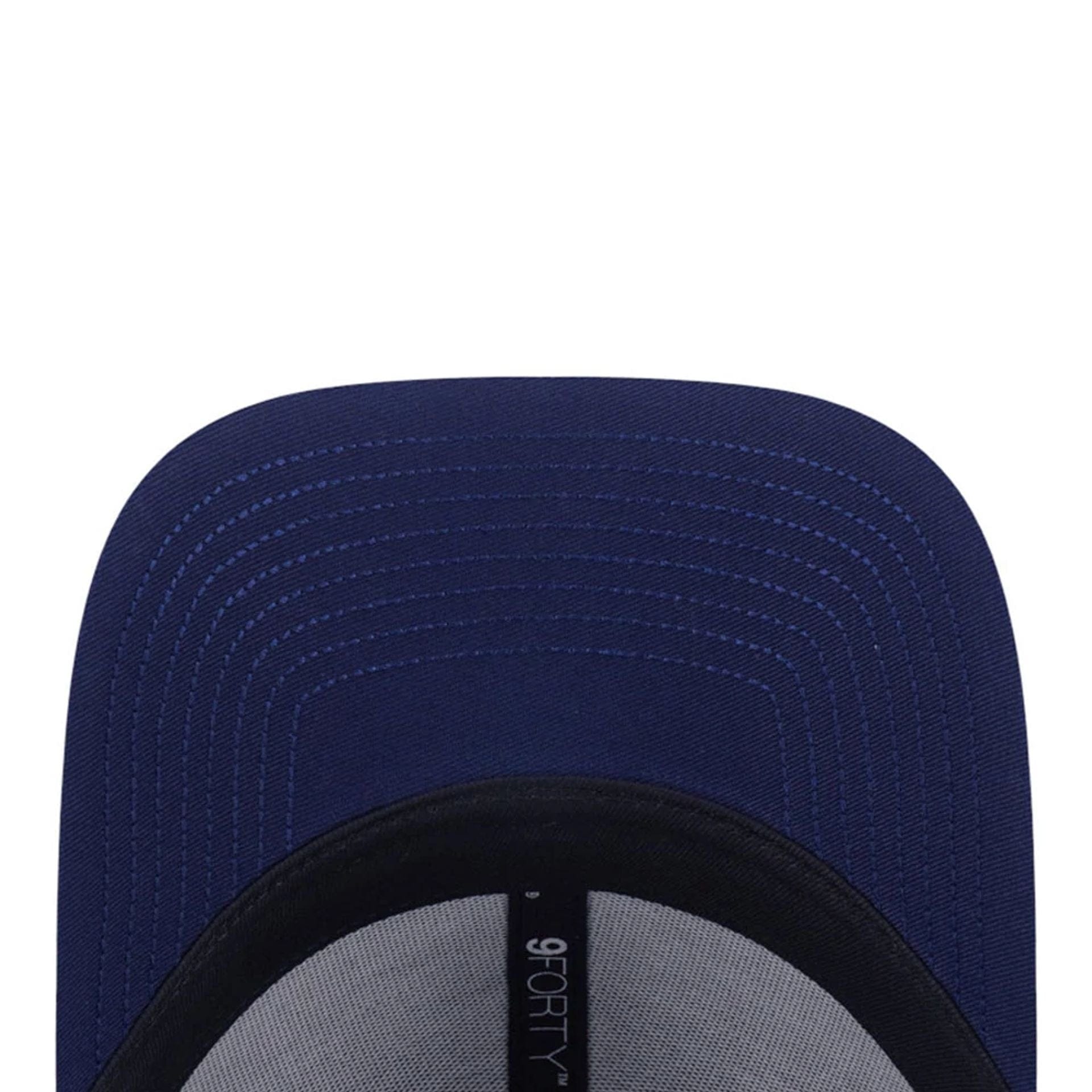 Pictured is this MLB Contrast Stitching New York Mets 9FORTY cap in dark blue. 5