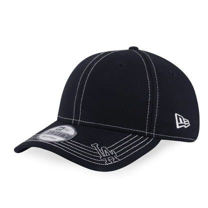 Pictured is this MLB Contrast Stitching LA Dodgers 9FORTY cap in black. 1