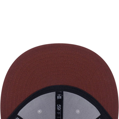 Pictured is this MLB Forest New York Yankees 59FIFTY Fitted cap in dark blue. 5