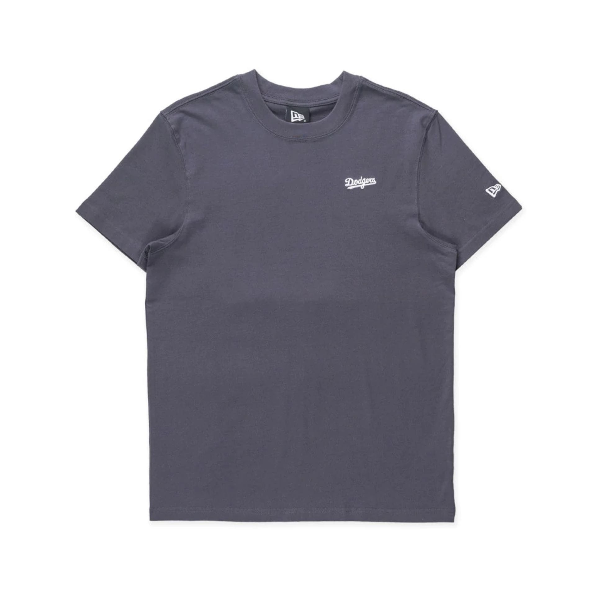 The Male model is wearing LA Dodgers MLB Patchwork Grey T-Shirt 1