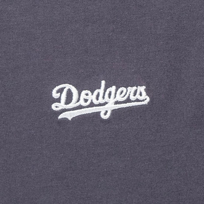 The Male model is wearing LA Dodgers MLB Patchwork Grey T-Shirt 4
