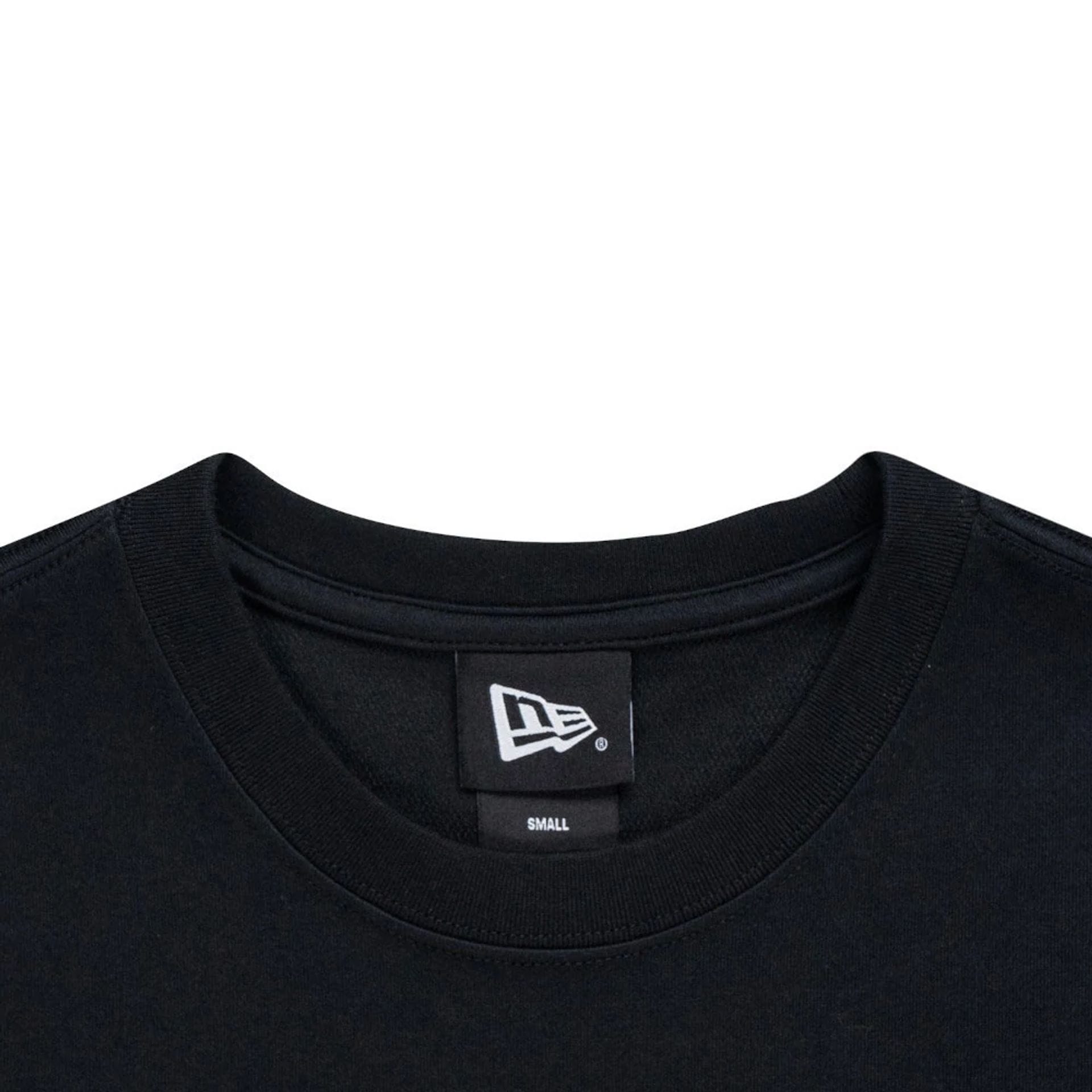 The model is wearing this New Era NEC logo T-Shirt in black. 5