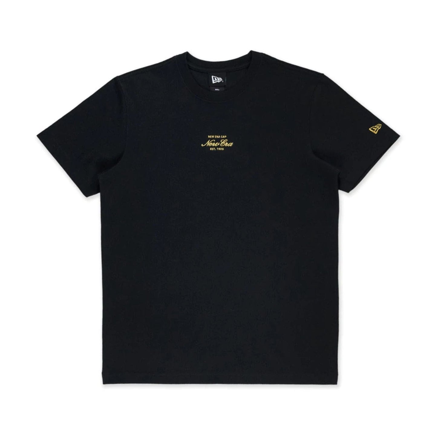 The model is wearing this New Era NEC logo T-Shirt in black. 1