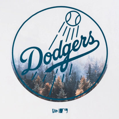 The model is wearing this MLB Forest Pack LA Dodgers T-Shirt in white. 4