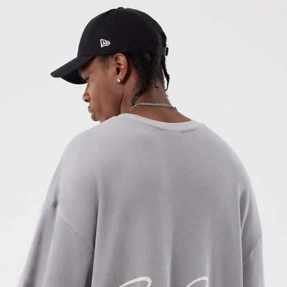 The Male model is wearing New Era Basic Grey T-Shirt 7