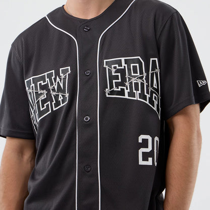 New Era Street Graphic Dark Grey Jersey 3