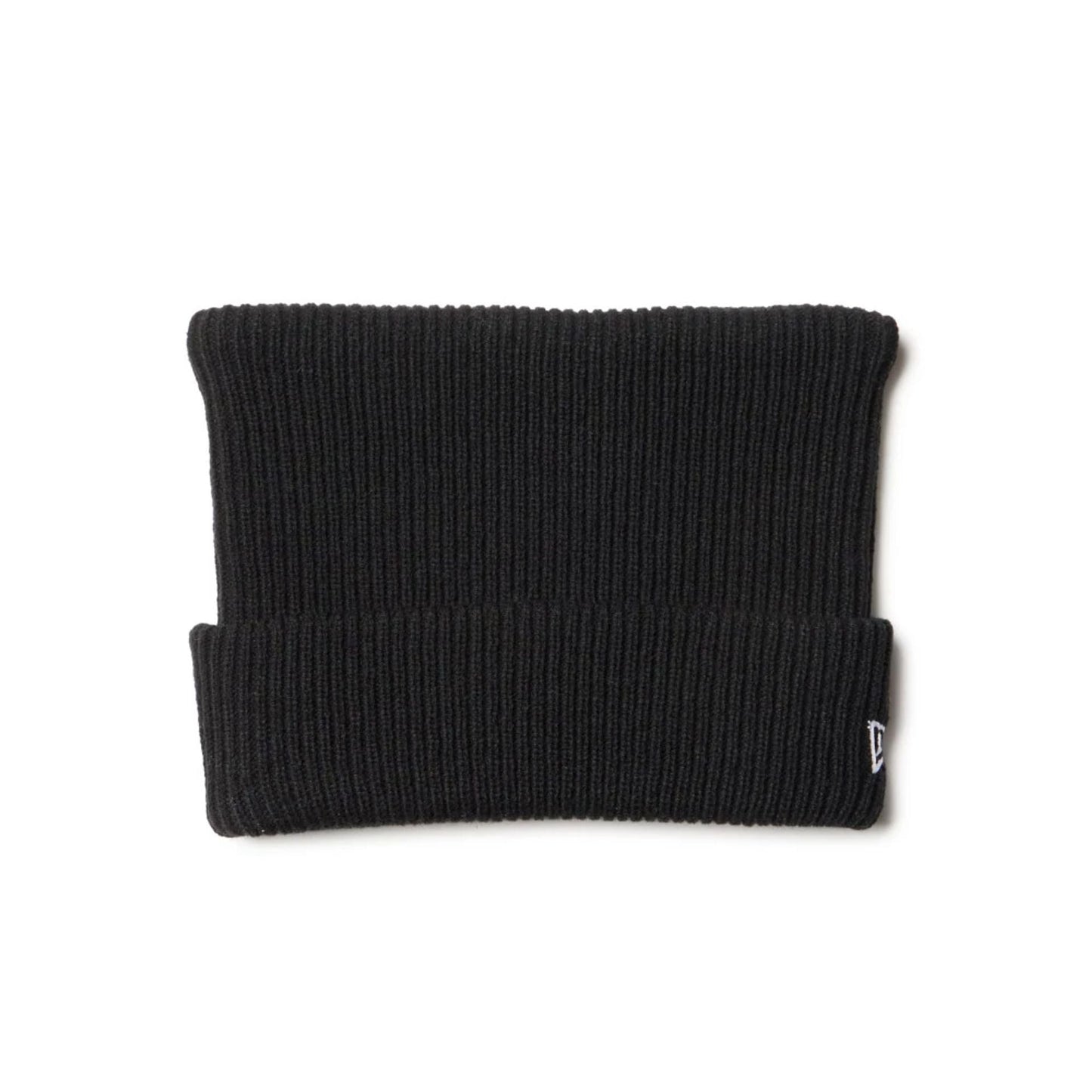 This is a  New Era Black Rib Knit Beanie Hat 5